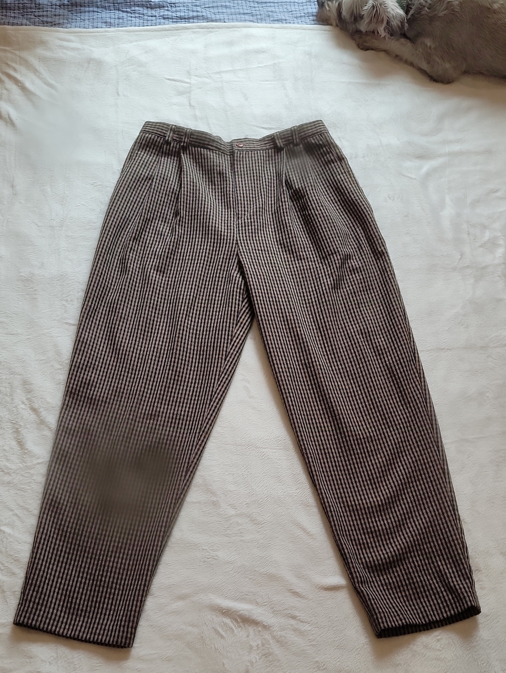 Vintage Worthington Brown Pinstripe Men's Trousers